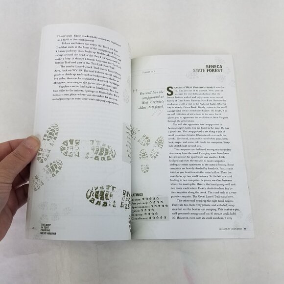 3 Outdoor Books- 50 Hikes in Northern Virginia, Best In Tent Camping VA & WV - Picture 9 of 13